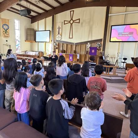 Monthly chapel at Concordia Chinese School