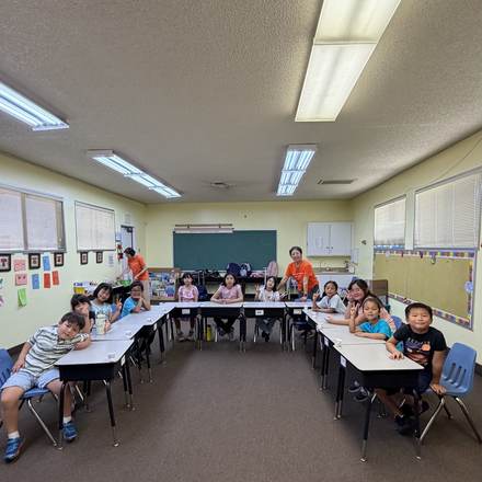 Concordia Chinese School students in Chinese language class