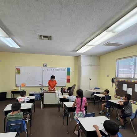 Concordia Chinese School students in Chinese language class