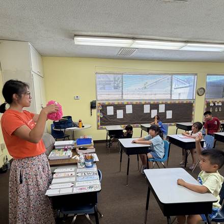Concordia Chinese School students in Chinese language class