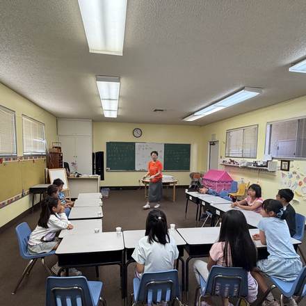 Concordia Chinese School students in Chinese language class