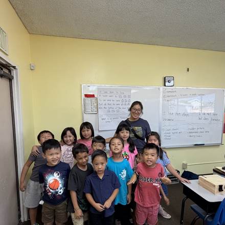 Concordia Chinese School students in Chinese language class