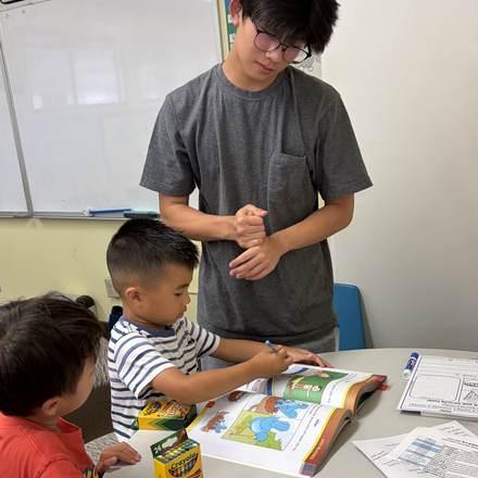 Concordia Chinese School students in Chinese language class