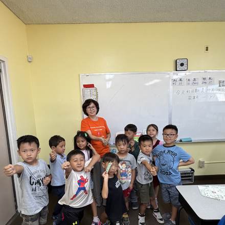 Concordia Chinese School students in Chinese language class