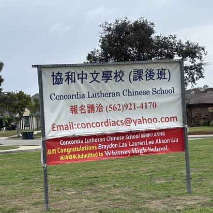 Concordia Chinese School students admitted to Whitney High School